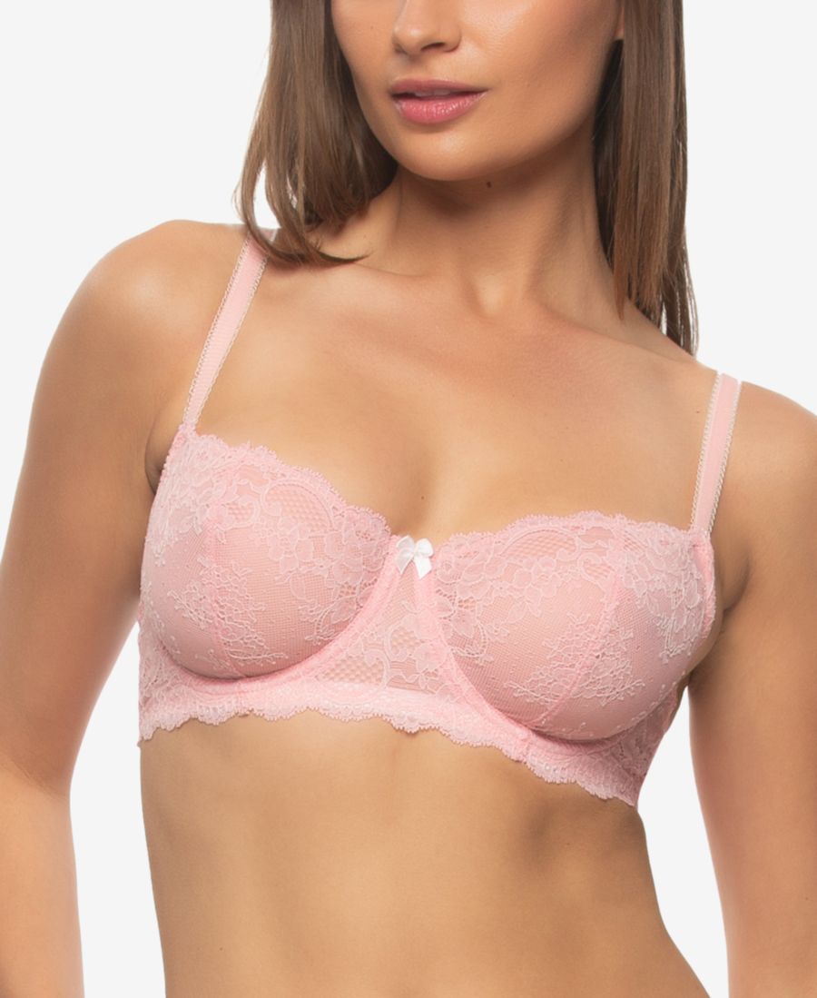 Женский кружевной бюстгальтер-балконет Lola без подкладки Paramour, Bridal Rose
Женский кружевной бюстгальтер-балконет Lola без подкладки Paramour, Bridal Rose