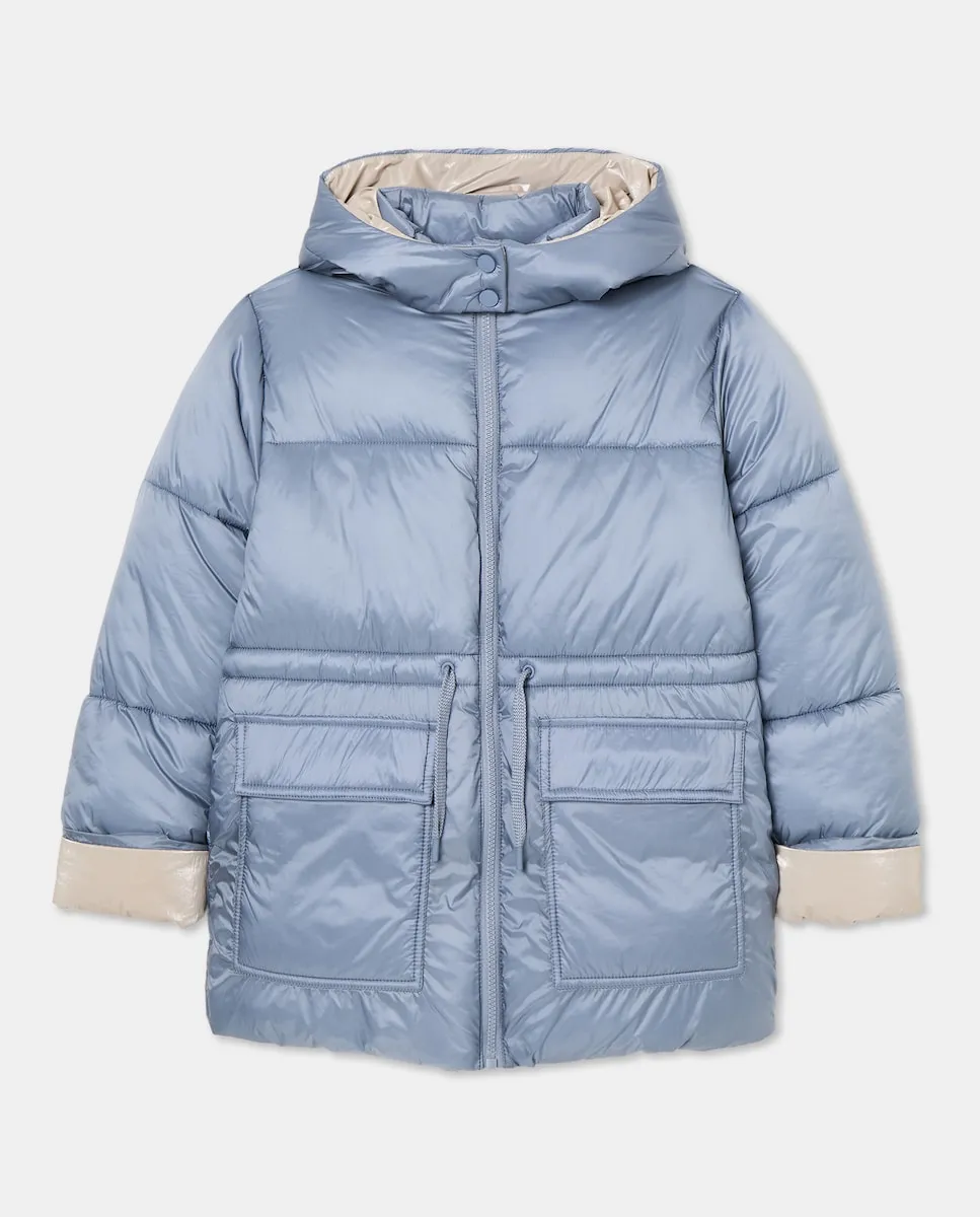 Детская стеганая парка с отворотом на рукаве из ламинированного материала Kids El Corte Inglés, светло-голубой
Детская стеганая парка с отворотом на рукаве из ламинированного материала Kids El Corte Inglés, светло-голубой