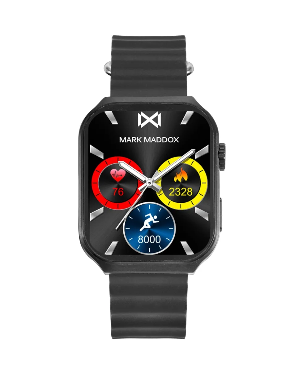 Мужские умные часы SMARTNOW из черного металла с черным силиконовым ремешком Mark Maddox, черный
Мужские умные часы SMARTNOW из черного металла с черным силиконовым ремешком Mark Maddox, черный