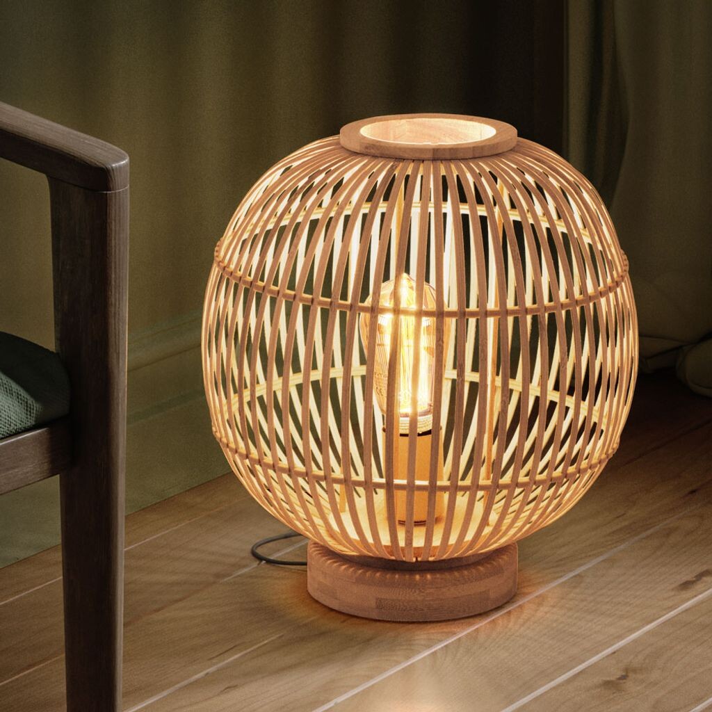 Настольная лампа, бамбуковое плетение, высота 33,5 см. Globo Lighting, коричневый
Настольная лампа, бамбуковое плетение, высота 33,5 см. Globo Lighting, коричневый