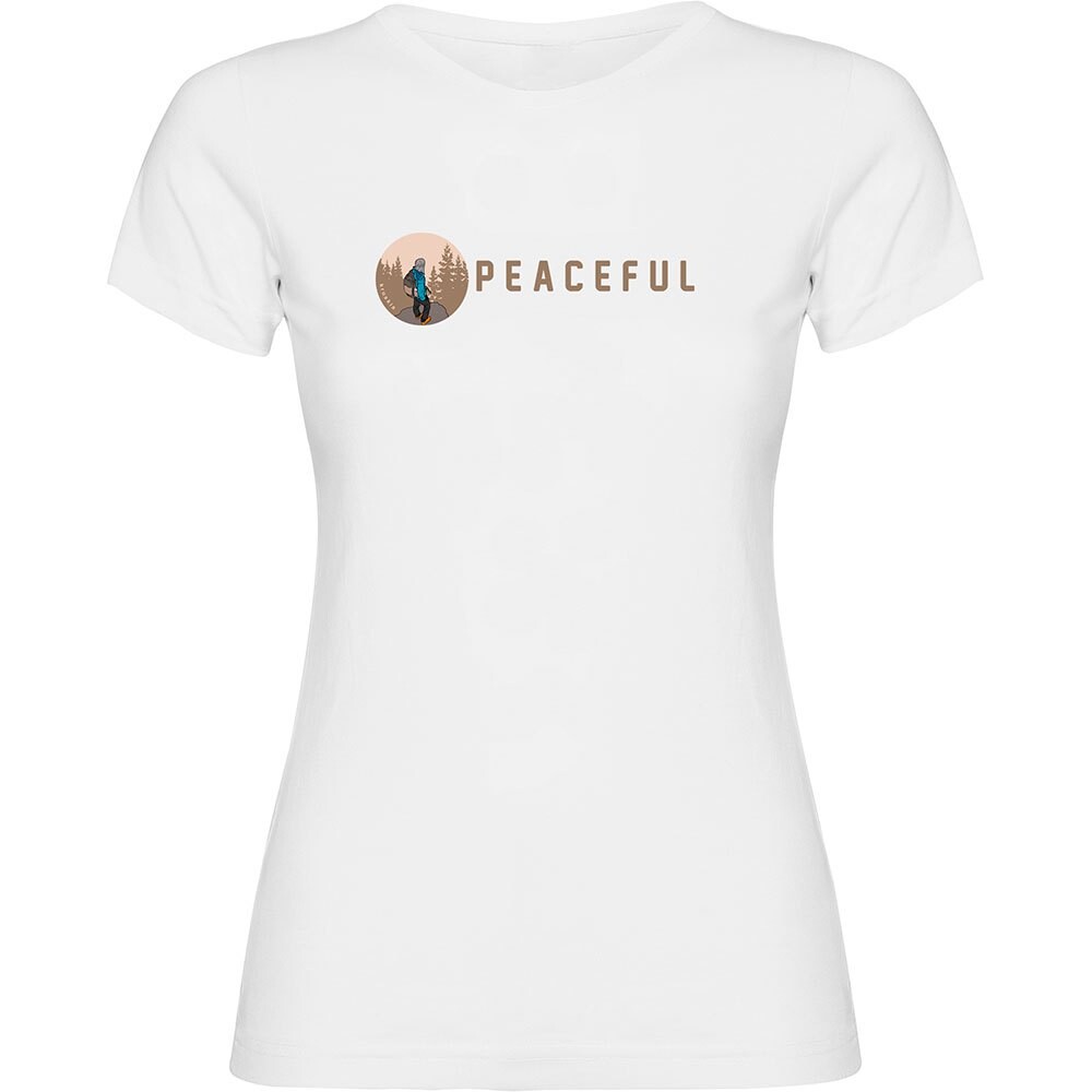 Футболка с коротким рукавом Kruskis Peaceful, белый 
Футболка с коротким рукавом Kruskis Peaceful, белый