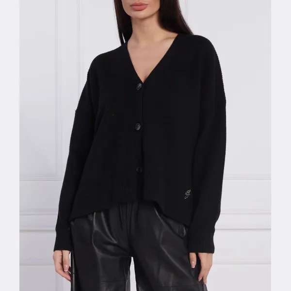 Шерстяной кардиган обычного кроя Liu Jo, черный
Шерстяной кардиган обычного кроя Liu Jo, черный