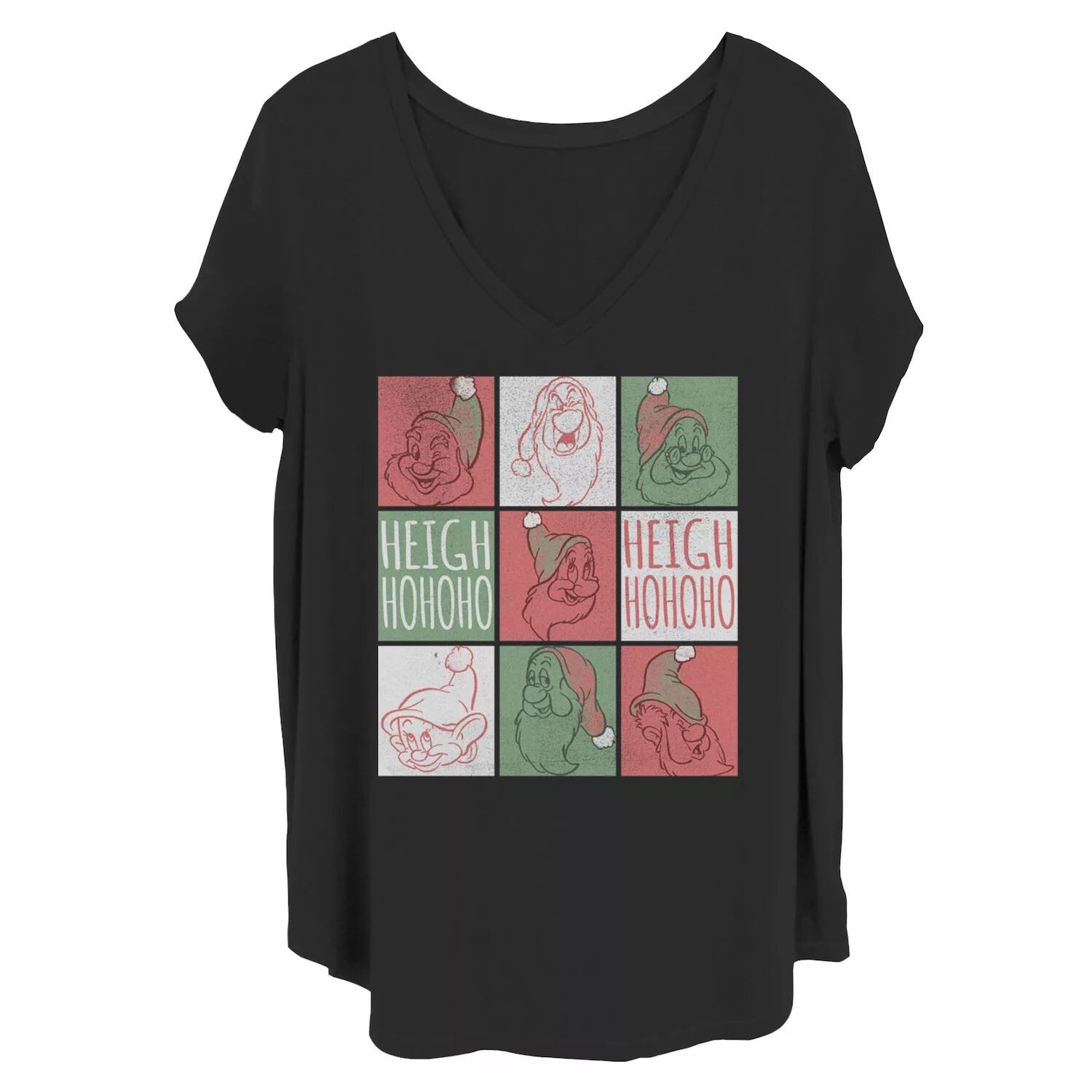 Рождественская футболка Juniors' Plus Disney Snow White Heigh Ho Ho Ho Dwarfs Licensed Character
Рождественская футболка Juniors' Plus Disney Snow White Heigh Ho Ho Ho Dwarfs Licensed Character