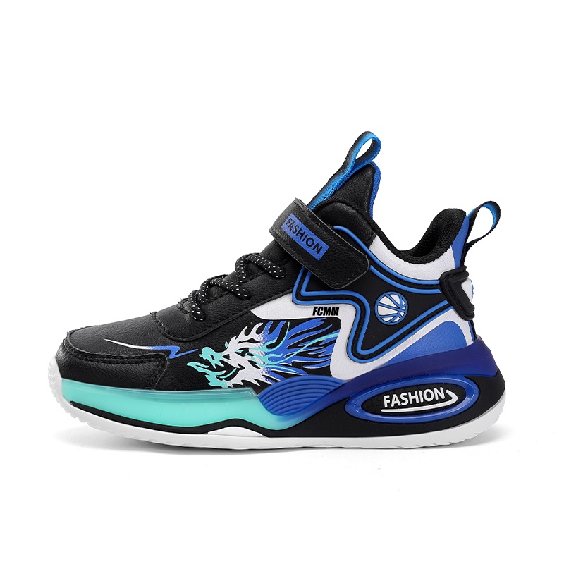 Детская повседневная обувь с амортизацией FCMM, черный/синий
Детская повседневная обувь с амортизацией FCMM, черный/синий