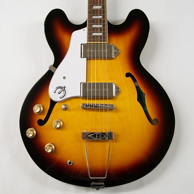 Электрогитара Epiphone Casino Hollowbody Left-handed Electric Guitar - Vintage Sunburst
Электрогитара Epiphone Casino Hollowbody Left-handed Electric Guitar - Vintage Sunburst