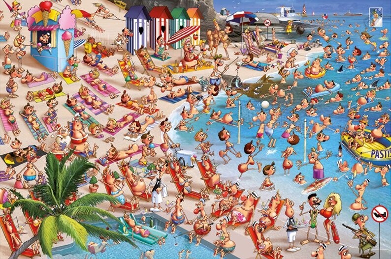 Пятник, пазл, Ruyer Beach, 1000 шт. Piatnik
Пятник, пазл, Ruyer Beach, 1000 шт. Piatnik