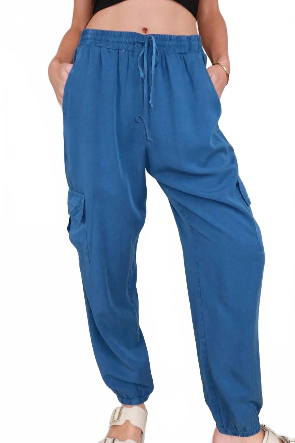 Брюки Harlow из тенселя в цвете «Посейдон» RIVER + SKY, Poseidon
Брюки Harlow из тенселя в цвете «Посейдон» RIVER + SKY, Poseidon