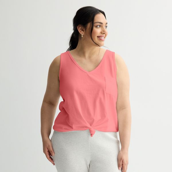 Детская майка с V-образным вырезом и карманом свободного покроя больших размеров So, цвет infused melon
Детская майка с V-образным вырезом и карманом свободного покроя больших размеров So, цвет infused melon