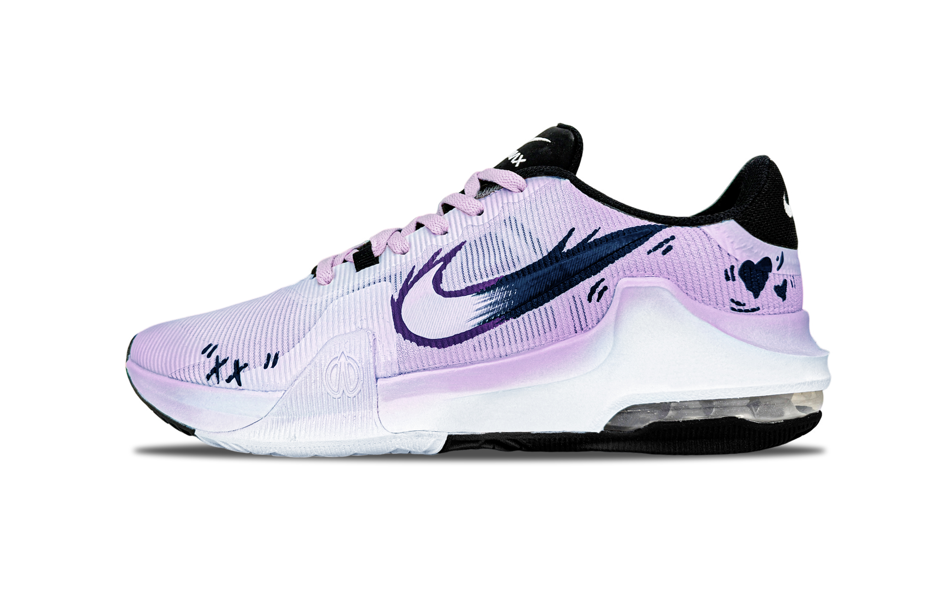 Nike Баскетбольные кроссовки Air Max Impact 4 Purple Trendy Player с низким верхом и противоскользящим верхом, мужские, фиолетовые
Nike Баскетбольные кроссовки Air Max Impact 4 Purple Trendy Player с низким верхом и противоскользящим верхом, мужские, фиолетовые