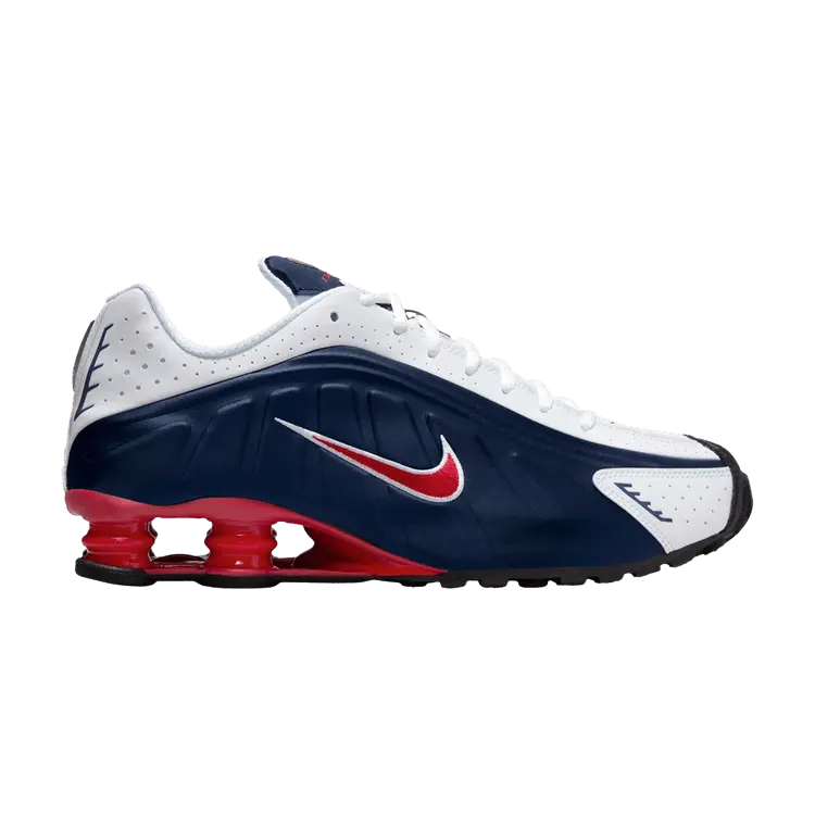 Кроссовки Shox R4 'USA' 2025, синий
Кроссовки Shox R4 'USA' 2025, синий