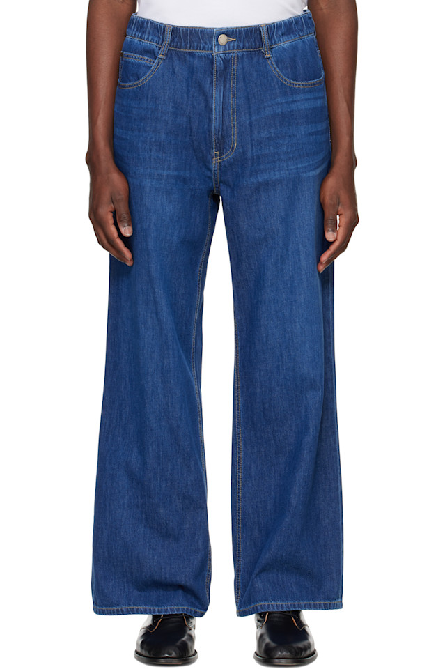 Широкие расклешенные джинсы Solid Homme, синий
Широкие расклешенные джинсы Solid Homme, синий