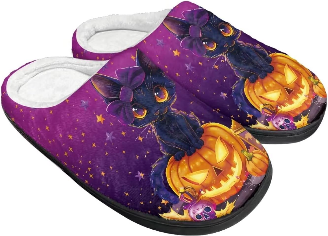 Хлопковые тапочки на Хэллоуин и Рождество для женщин и мужчин, мягкие, теплые, нескользящие, домашние тапочки, дорожные тапочки Buxolandt, Halloween Pumpkin Cat
Хлопковые тапочки на Хэллоуин и Рождество для женщин и мужчин, мягкие, теплые, нескользящие, домашние тапочки, дорожные тапочки Buxolandt, Halloween Pumpkin Cat