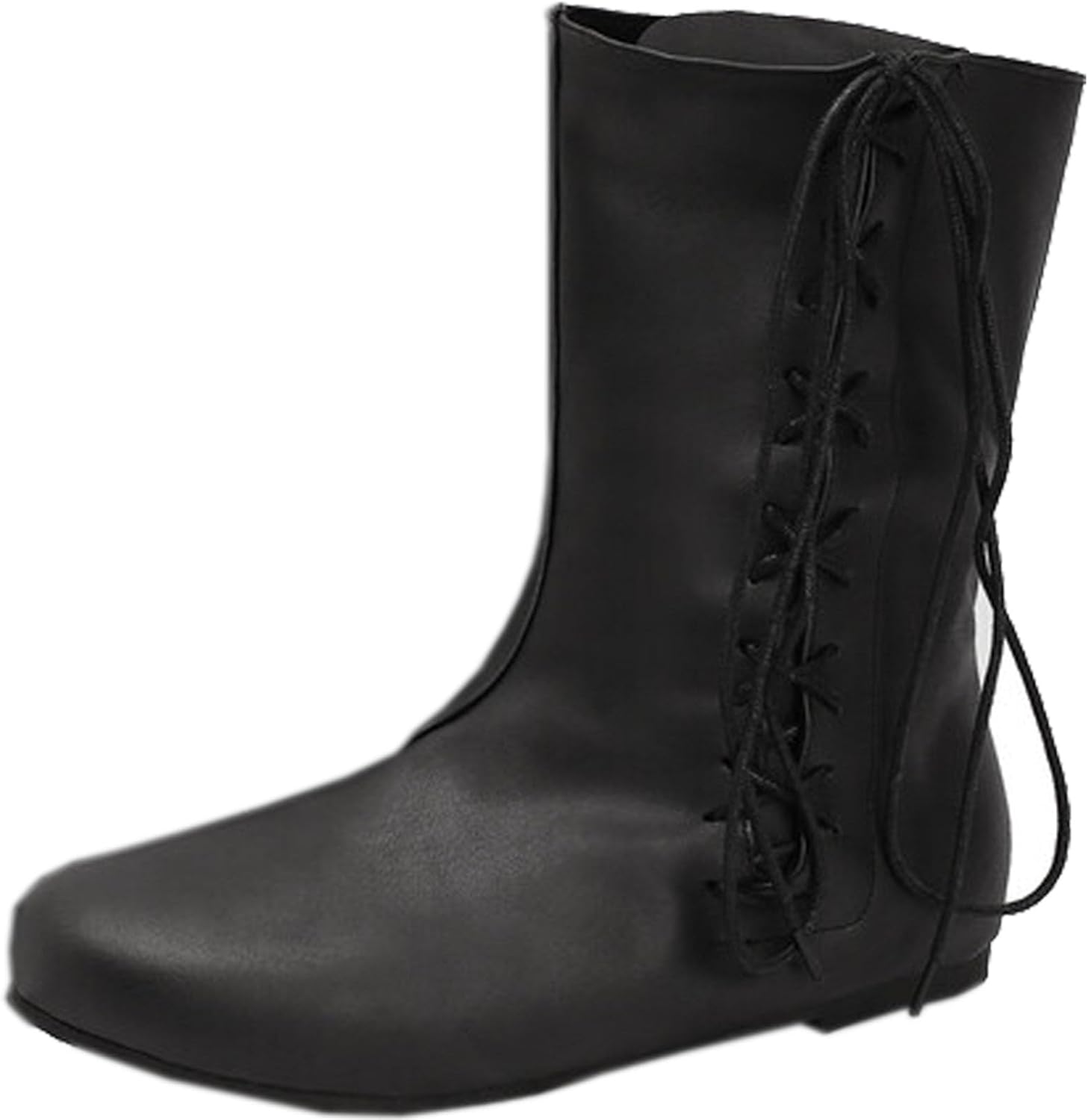 Унисекс средневековые викинговые ботинки Мужские ренессансные косплей-боксы для Хэллоуина Готические викинговые пиратские ботинки из искусственной кожи с завязками Junqiako, черный
Унисекс средневековые викинговые ботинки Мужские ренессансные косплей-боксы для Хэллоуина Готические викинговые пиратские ботинки из искусственной кожи с завязками Junqiako, черный