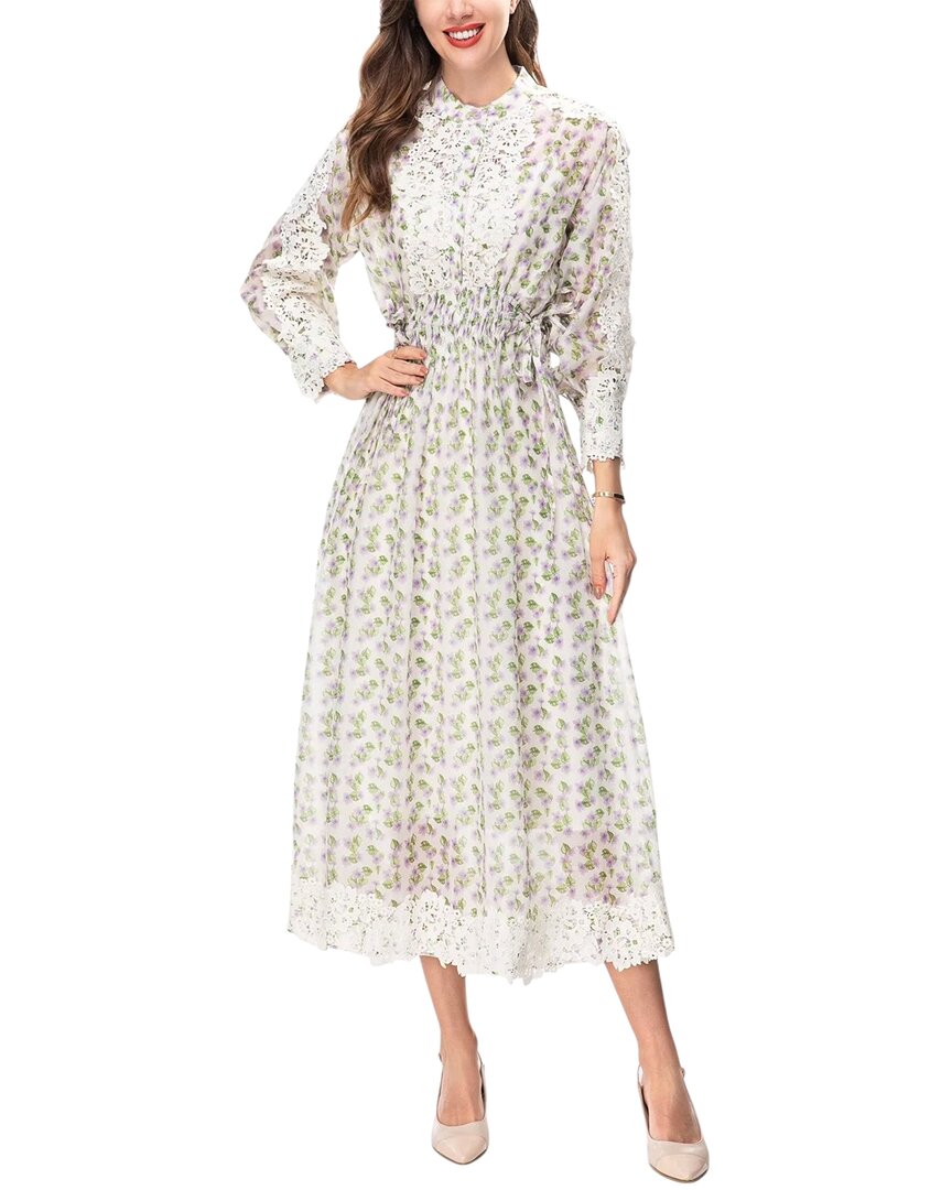 Платье миди из смесового шелка Adele Berto, мультиколор
Платье миди из смесового шелка Adele Berto, мультиколор