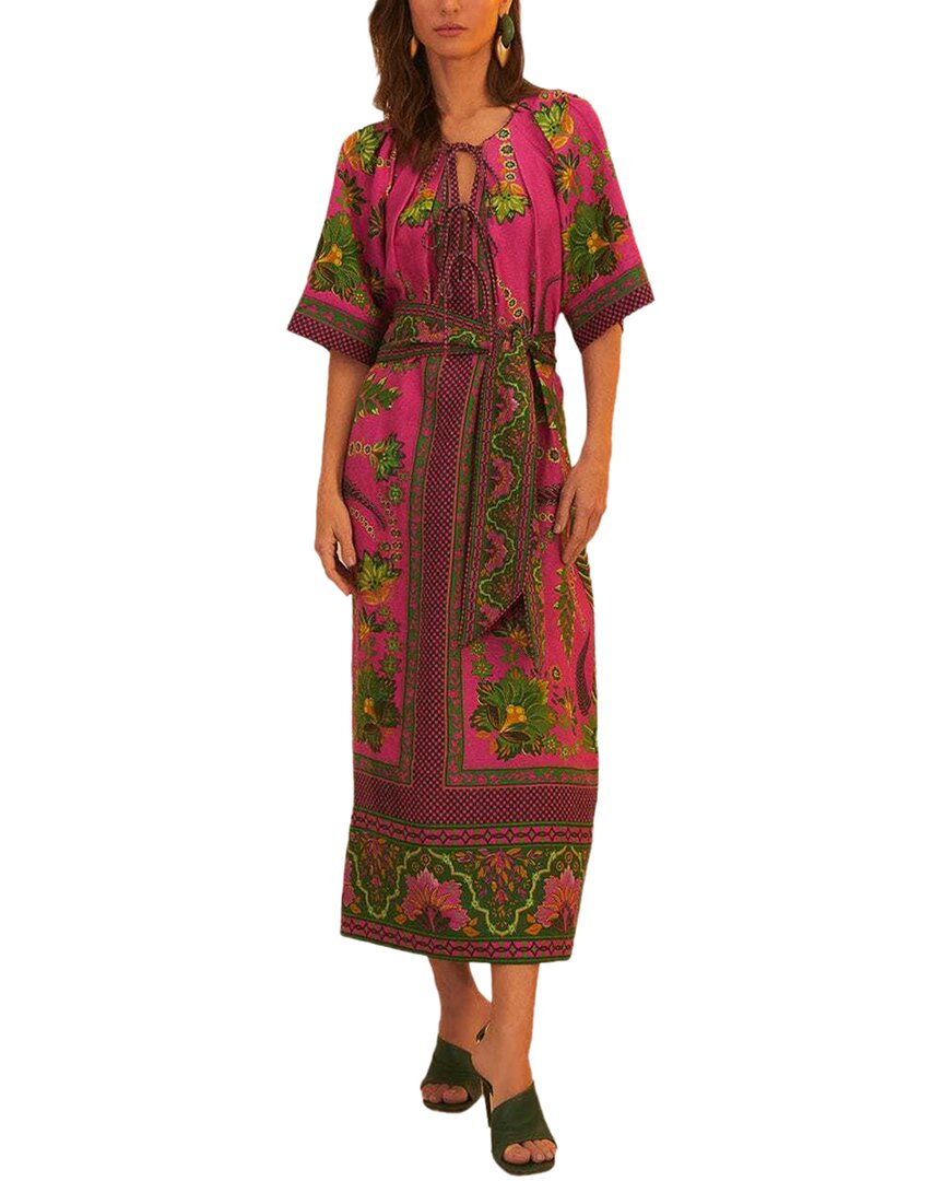 Платье макси из льна Farm Rio Farm Rio, розовый
Платье макси из льна Farm Rio Farm Rio, розовый