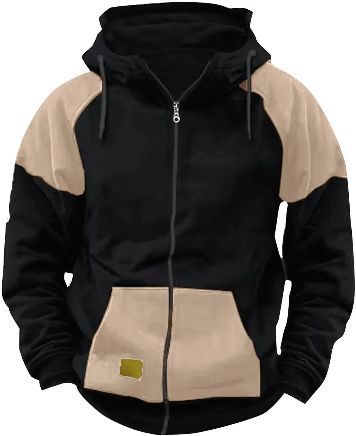 Мужская ретро худи с цветными блоками, весна-осень, казуальный полный застежка-молния
Мужская ретро худи с цветными блоками, весна-осень, казуальный полный застежка-молния