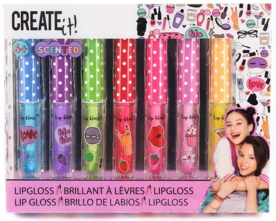 Ароматный блеск для губ с блестками, 7 шт. Create it!
Ароматный блеск для губ с блестками, 7 шт. Create it!