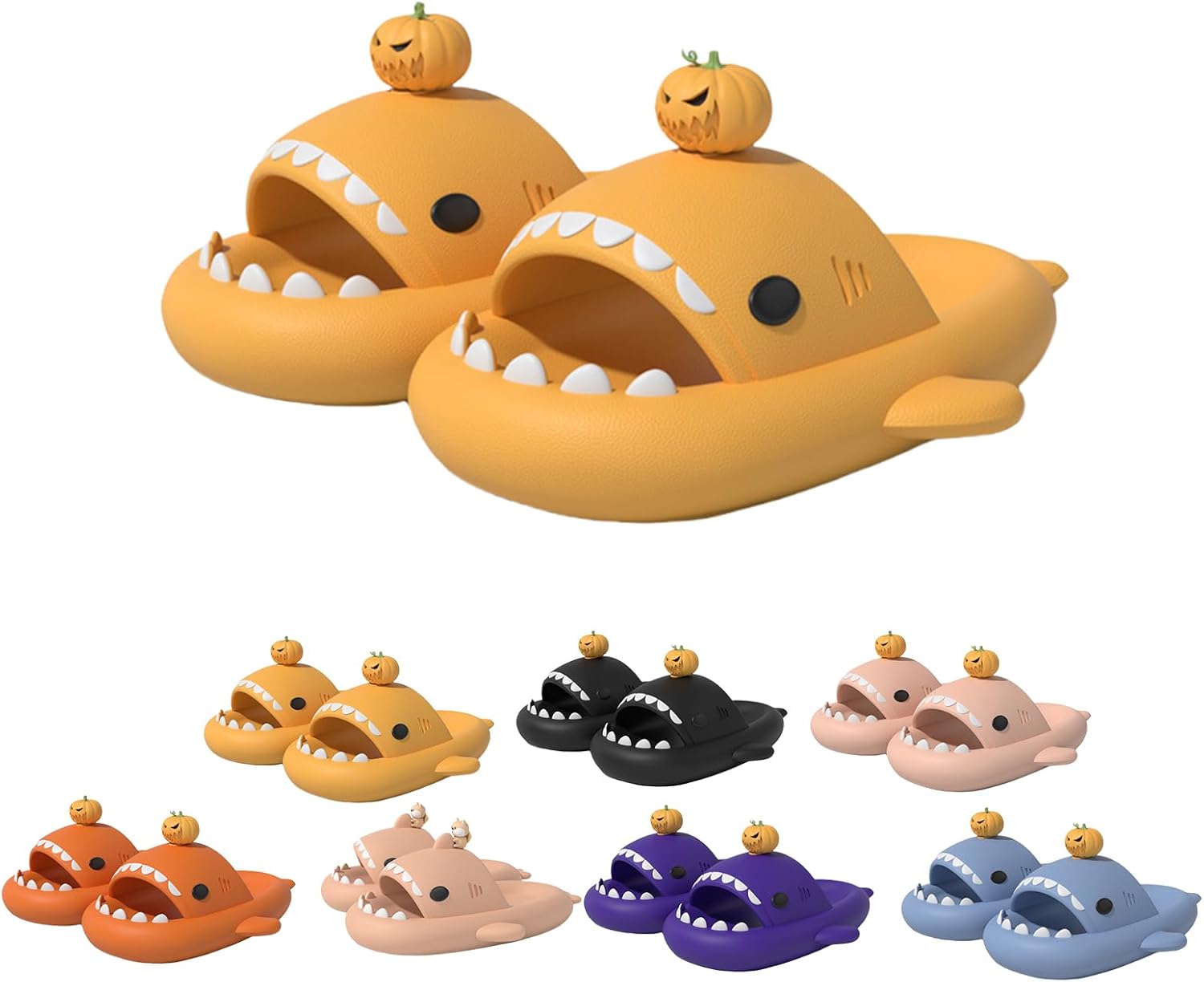 Шлепанцы с изображением акулы, рождественские шлепанцы с акулой, шлепанцы с акулой на Хэллоуин, мультяшные нескользящие шлепанцы с толстой подошвой для женщин и мужчин Generic, желтый
Шлепанцы с изображением акулы, рождественские шлепанцы с акулой, шлепанцы с акулой на Хэллоуин, мультяшные нескользящие шлепанцы с толстой подошвой для женщин и мужчин Generic, желтый