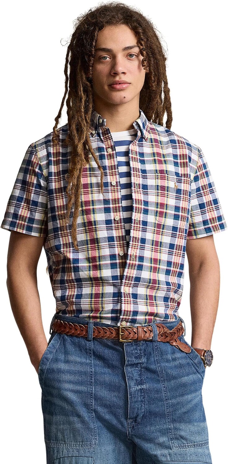 Рубашка Polo Ralph Lauren Classic Fit Plaid Oxford Shirt, цвет White Blue Multi
Рубашка Polo Ralph Lauren Classic Fit Plaid Oxford Shirt, цвет White Blue Multi