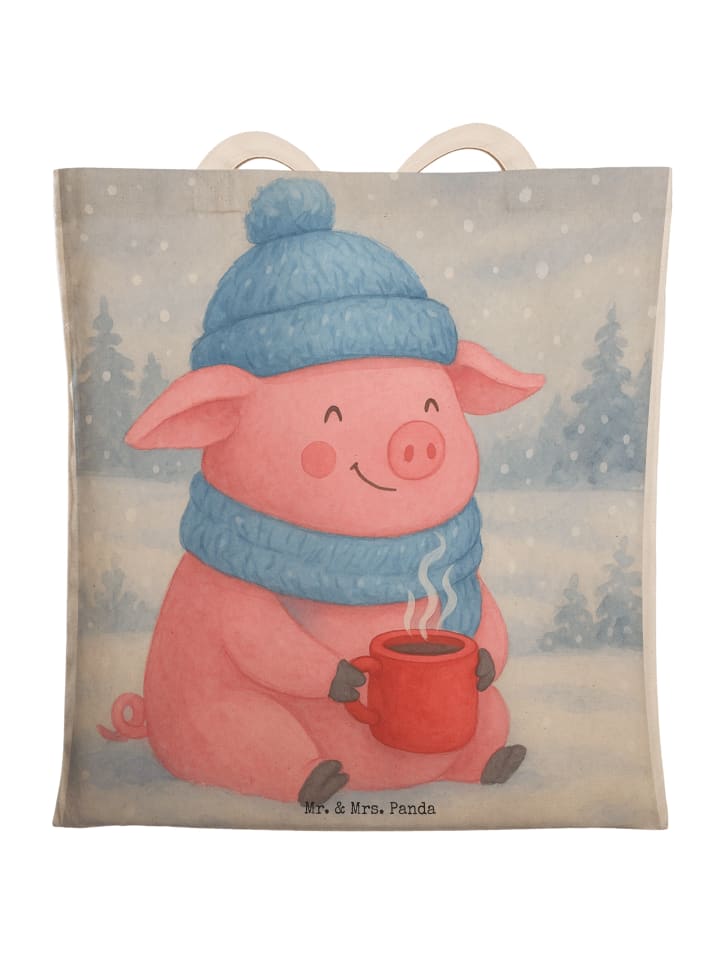 Mr. & Mrs. Panda Сумка-шоппер с изображением поросенка и глинтвейна, без слогана, белого цвета
Mr. & Mrs. Panda Сумка-шоппер с изображением поросенка и глинтвейна, без слогана, белого цвета