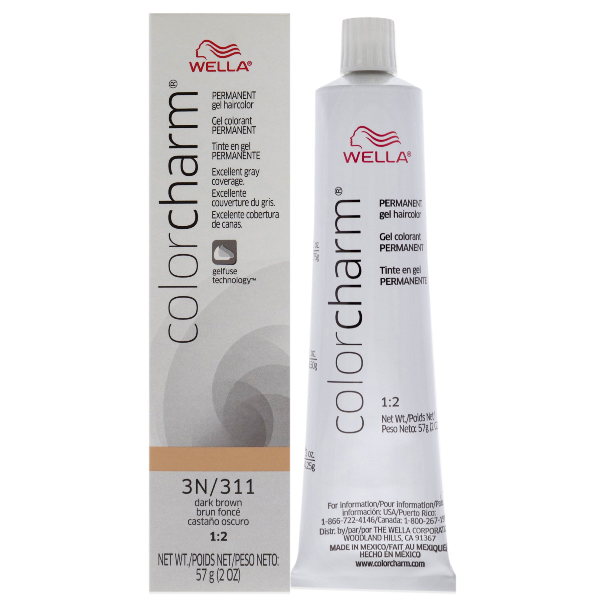 Стойкая гелевая краска для волос Color Charm - 311 3N темно-коричневый от Wella, для мужчин и женщин - 2 унции (57 г)
Стойкая гелевая краска для волос Color Charm - 311 3N темно-коричневый от Wella, для мужчин и женщин - 2 унции (57 г)