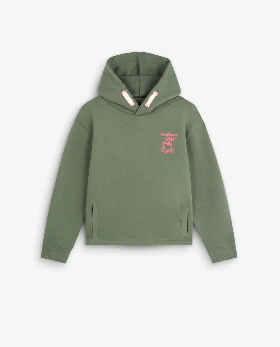 Детская толстовка с капюшоном и кенгуру-карманами Scalpers, зеленый
Детская толстовка с капюшоном и кенгуру-карманами Scalpers, зеленый