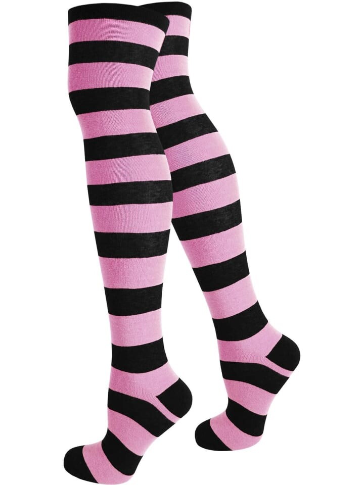 Носки normani Overknees breite Ringel, цвет schwarz/rosa
Носки normani Overknees breite Ringel, цвет schwarz/rosa