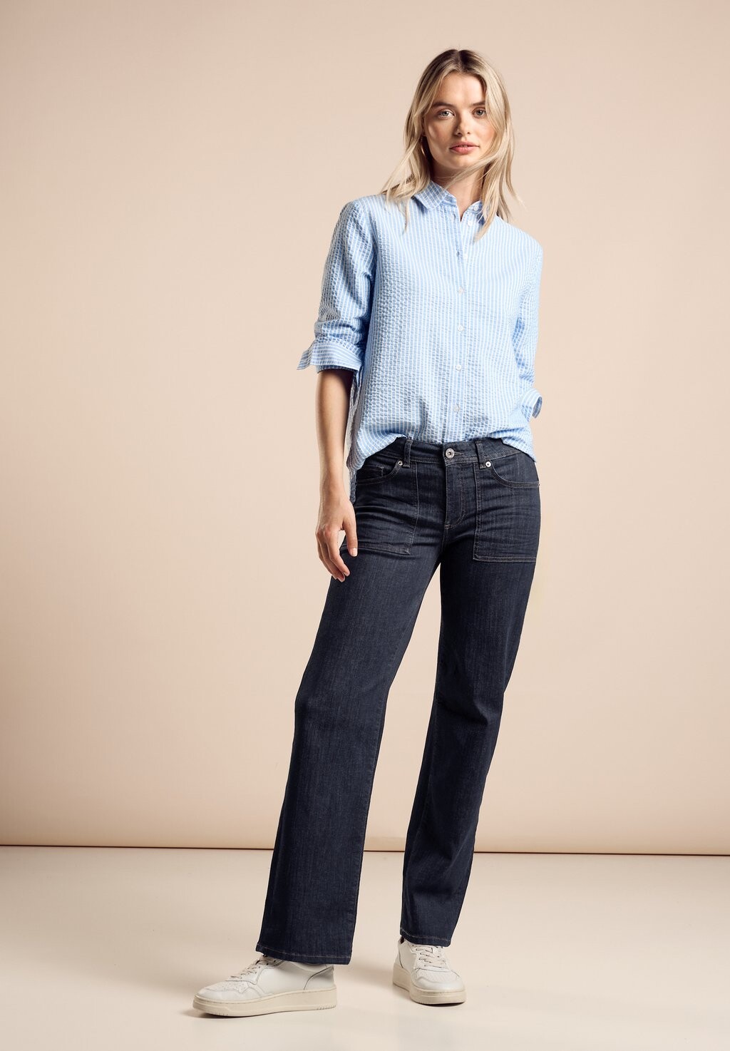 Джинсы прямого кроя Street One, цвет Mottled Blue
Джинсы прямого кроя Street One, цвет Mottled Blue