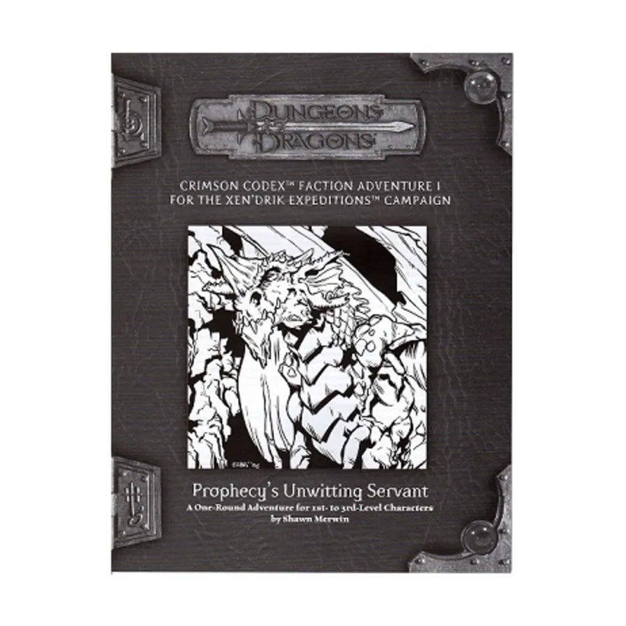 Модуль Xen'Drik Expeditions Campaign #1 (Crimson Codex Faction) - Prophecy's Unwitting Servant, Eberron (d20)
Модуль Xen'Drik Expeditions Campaign #1 (Crimson Codex Faction) - Prophecy's Unwitting Servant, Eberron (d20)