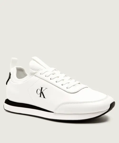 Кожаные кроссовки в стиле ретро для бега Calvin Klein, белый
Кожаные кроссовки в стиле ретро для бега Calvin Klein, белый