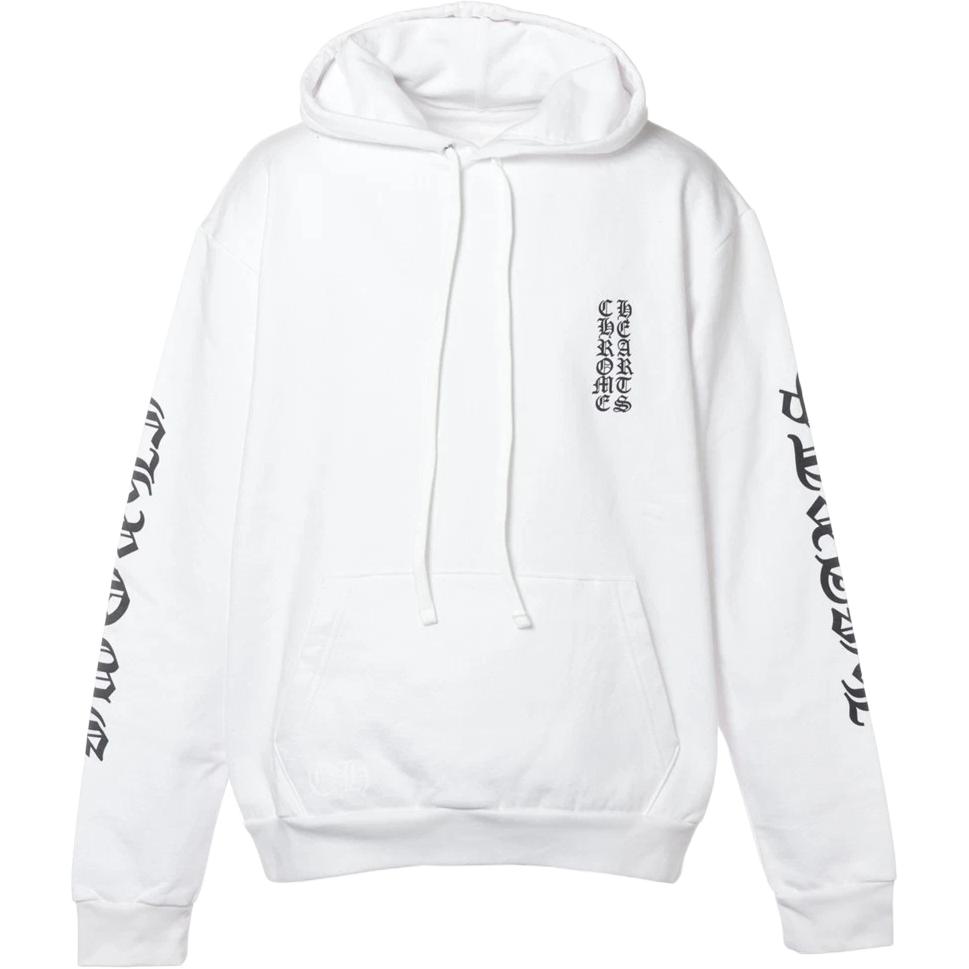 Худи с вертикальным логотипом Chrome Hearts, белый
Худи с вертикальным логотипом Chrome Hearts, белый