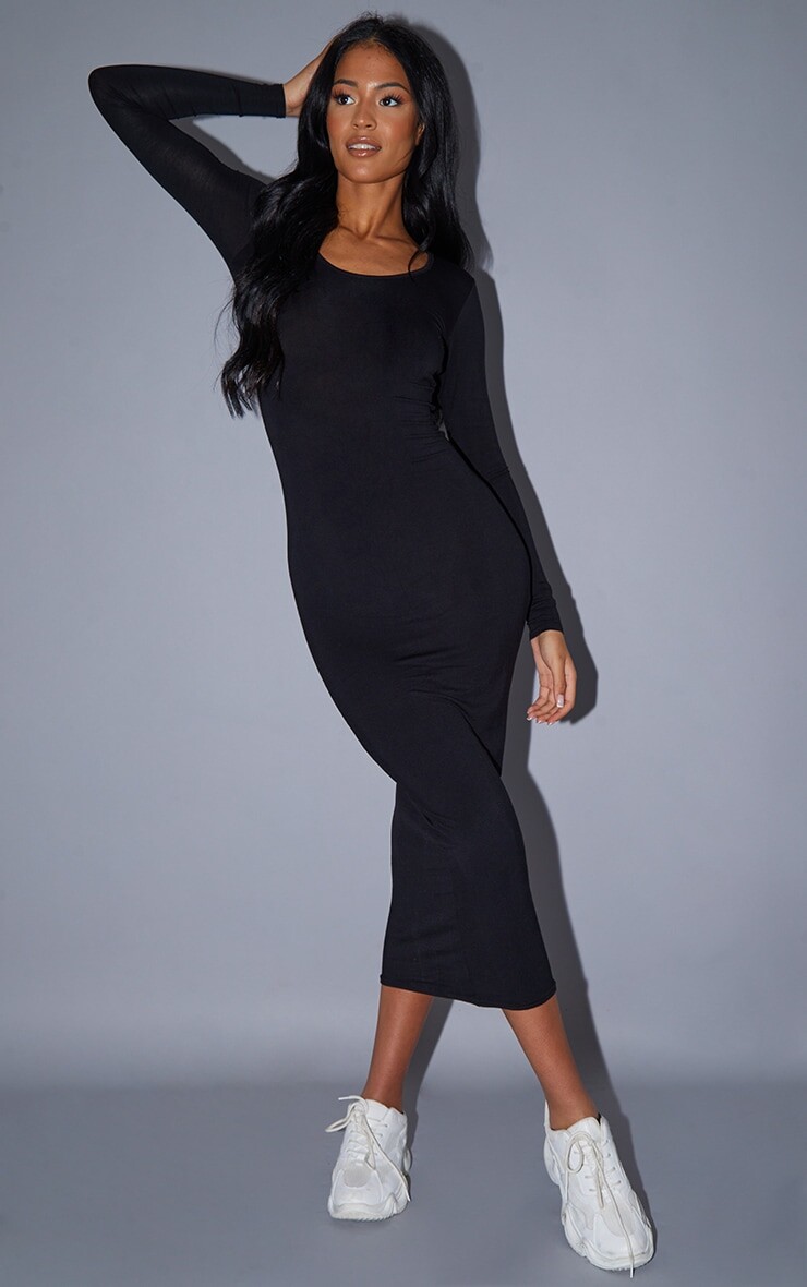 PrettyLittleThing Черное трикотажное платье макси с длинными рукавами, Черный, PrettyLittleThing Черное трикотажное платье макси с длинными рукавами
PrettyLittleThing Черное трикотажное платье макси с длинными рукавами, Черный, PrettyLittleThing Черное трикотажное платье макси с длинными рукавами