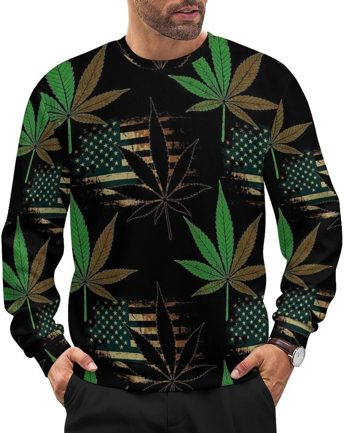 Мужской свитер с длинным рукавом, мягкий и свободный Meaudiwes
Мужской свитер с длинным рукавом, мягкий и свободный Meaudiwes