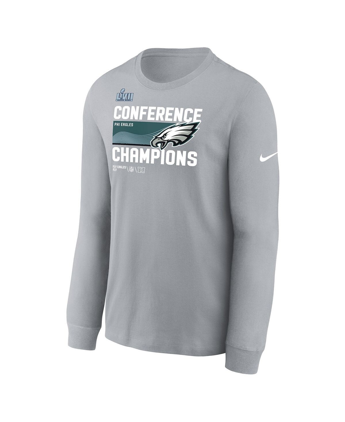 Мужская серая футболка с длинным рукавом Philadelphia Eagles 2022 NFC Champions Trophy Collection Nike, Серый, Мужская серая футболка с длинным рукавом Philadelphia Eagles 2022 NFC Champions Trophy Collection Nike
Мужская серая футболка с длинным рукавом Philadelphia Eagles 2022 NFC Champions Trophy Collection Nike, Серый, Мужская серая футболка с длинным рукавом Philadelphia Eagles 2022 NFC Champions Trophy Collection Nike