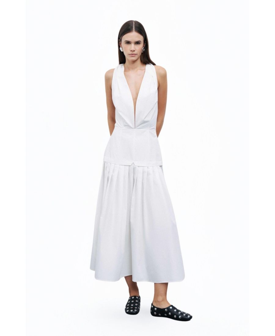 Женское длинное платье с воротником-халтером NOCTURNE, Open white
Женское длинное платье с воротником-халтером NOCTURNE, Open white