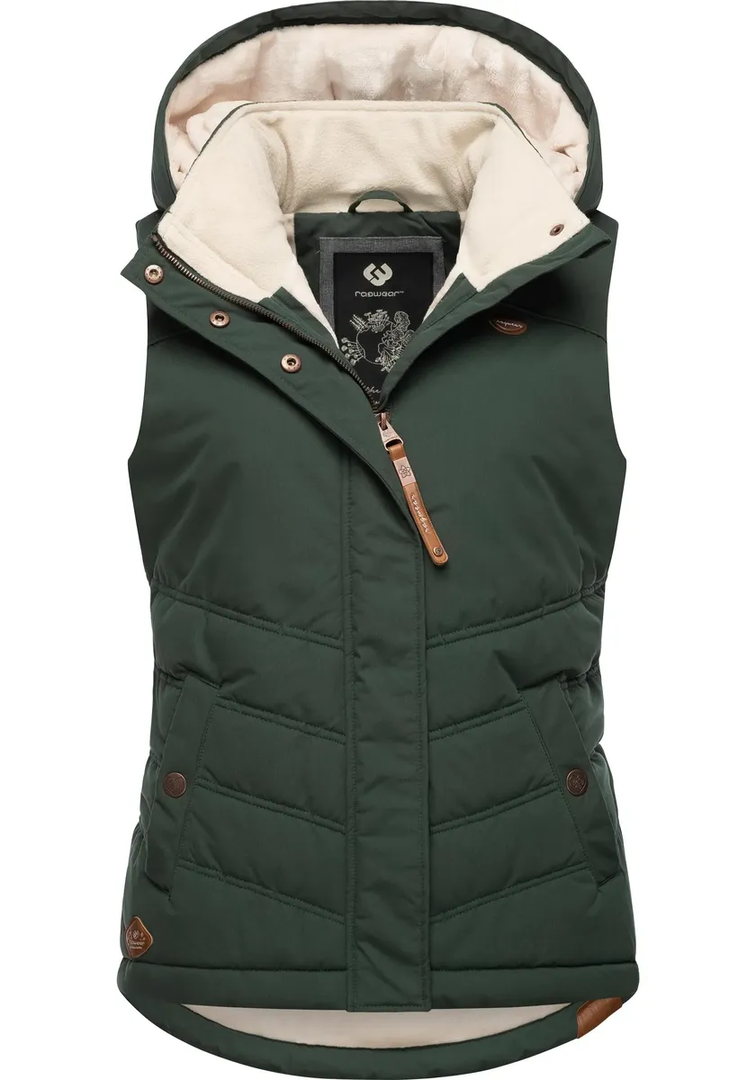 Стеганый жилет Ragwear "Hesty", стильный уличный жилет со съемным капюшоном, зеленый
Стеганый жилет Ragwear "Hesty", стильный уличный жилет со съемным капюшоном, зеленый