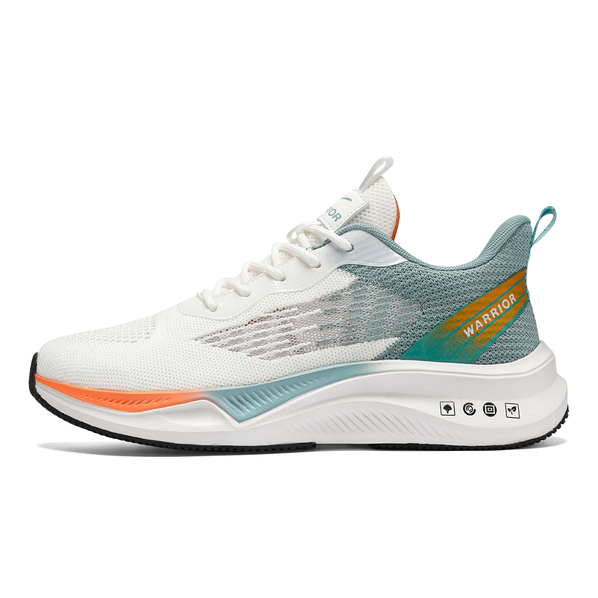 Кроссовки мужские с низким верхом и противоскользящей подошвой, износостойкие WARRIOR, White/Blue 
Кроссовки мужские с низким верхом и противоскользящей подошвой, износостойкие WARRIOR, White/Blue