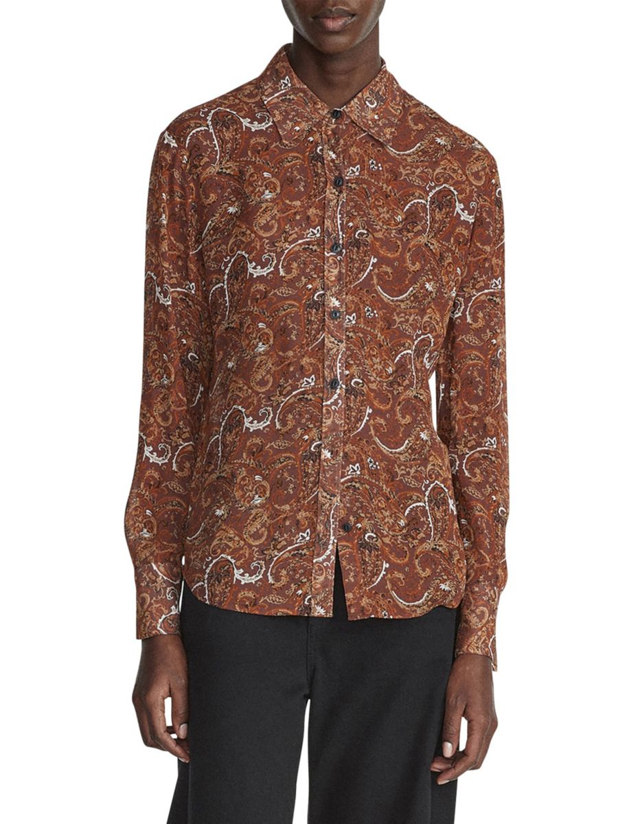 Блузка Antonia Paisley rag & bone, цвет Brown Multicolor
Блузка Antonia Paisley rag & bone, цвет Brown Multicolor