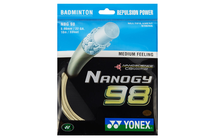 Струны для бадминтонной ракетки Unisex NBG98CH 2 шт YONEX, золото
Струны для бадминтонной ракетки Unisex NBG98CH 2 шт YONEX, золото