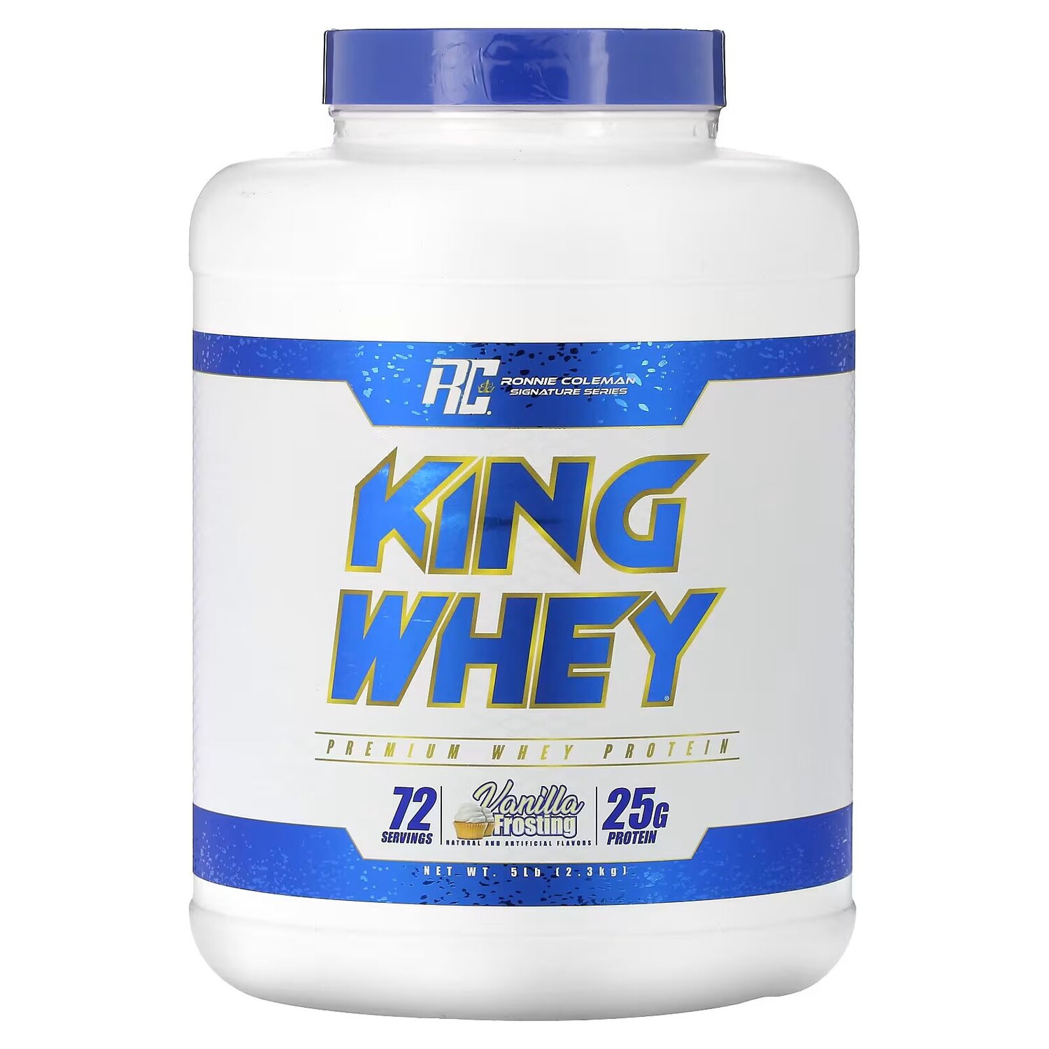 Signature Series, King Whey, ванильная глазурь, 5 фунтов (2,3 кг) Ronnie Coleman
Signature Series, King Whey, ванильная глазурь, 5 фунтов (2,3 кг) Ronnie Coleman