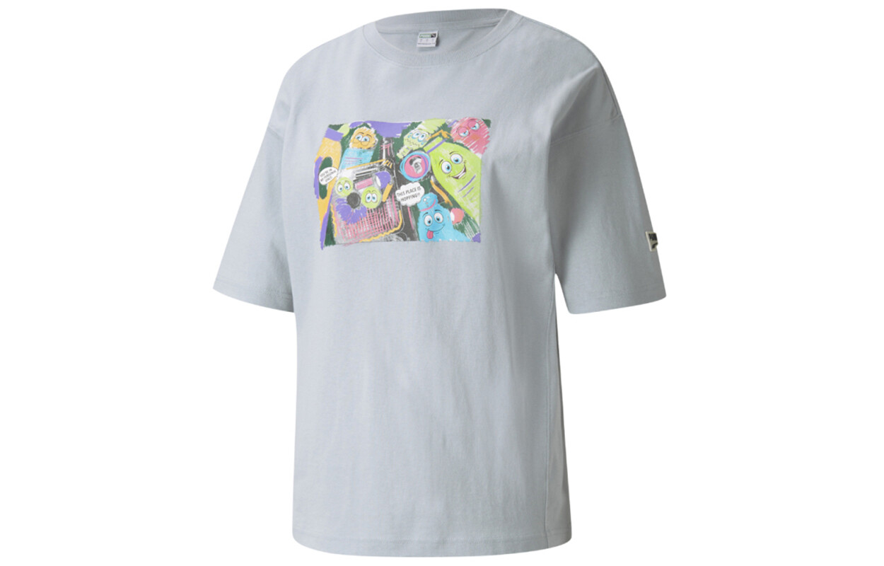 Футболка Downtown женская серо-синяя Puma
Футболка Downtown женская серо-синяя Puma