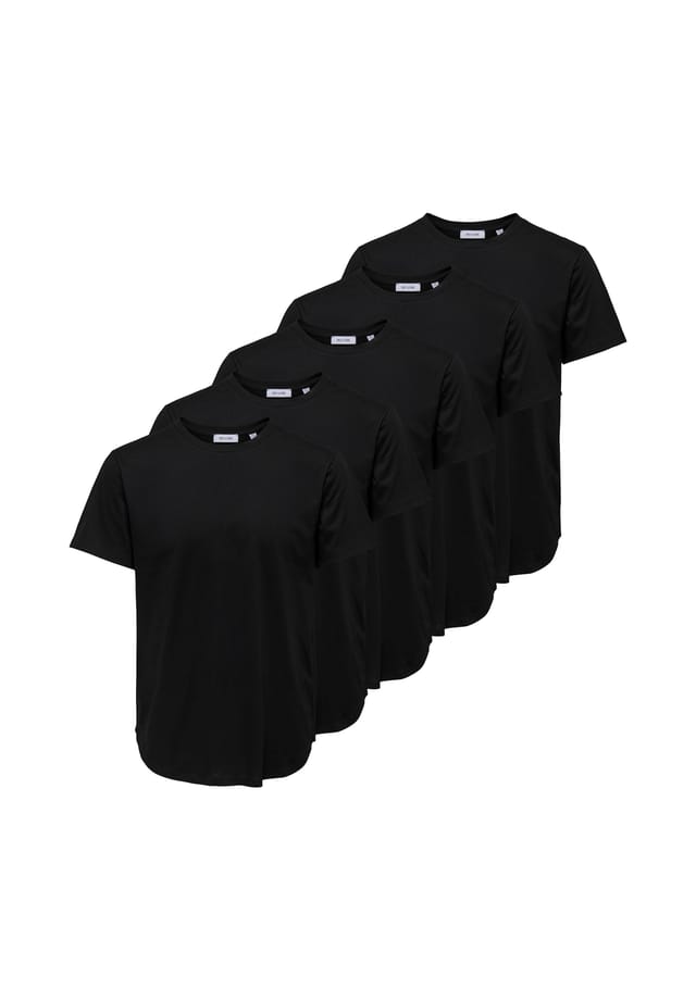 Футболка Jeff Longy с короткими рукавами Only & Sons, черный
Футболка Jeff Longy с короткими рукавами Only & Sons, черный