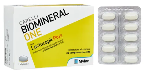Biomineral One Lactocapil Plus добавка против выпадения волос, 30 таблеток
Biomineral One Lactocapil Plus добавка против выпадения волос, 30 таблеток