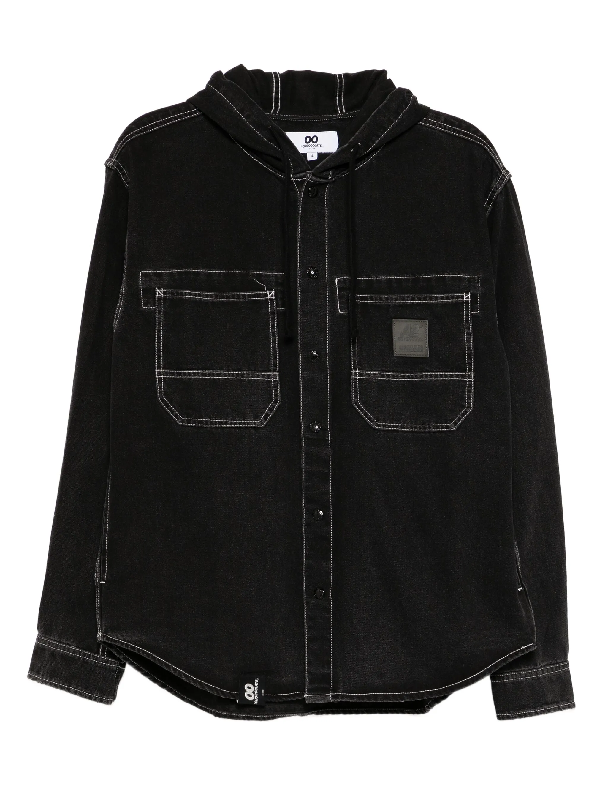 Рубашка с капюшоном и кулиской Chocoolate, черный
Рубашка с капюшоном и кулиской Chocoolate, черный