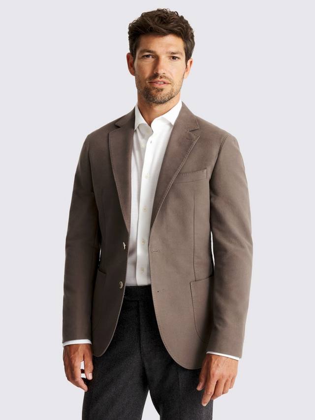 Однобортный пиджак из замши Moleskin Moss, Taupe
Однобортный пиджак из замши Moleskin Moss, Taupe