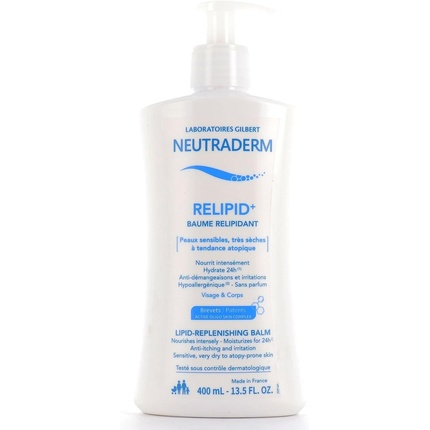 Relipid+ Бальзам для восстановления липидов 400 мл Neutraderm
Relipid+ Бальзам для восстановления липидов 400 мл Neutraderm