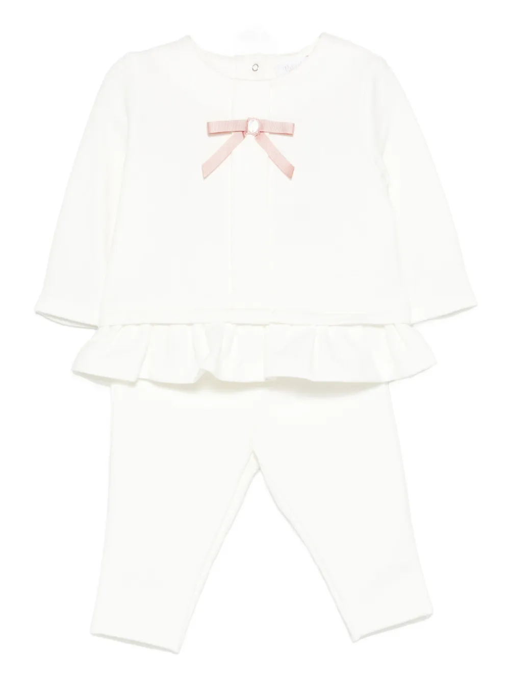 Комплект из топа и брюк с бантом Patachou, белый
Комплект из топа и брюк с бантом Patachou, белый