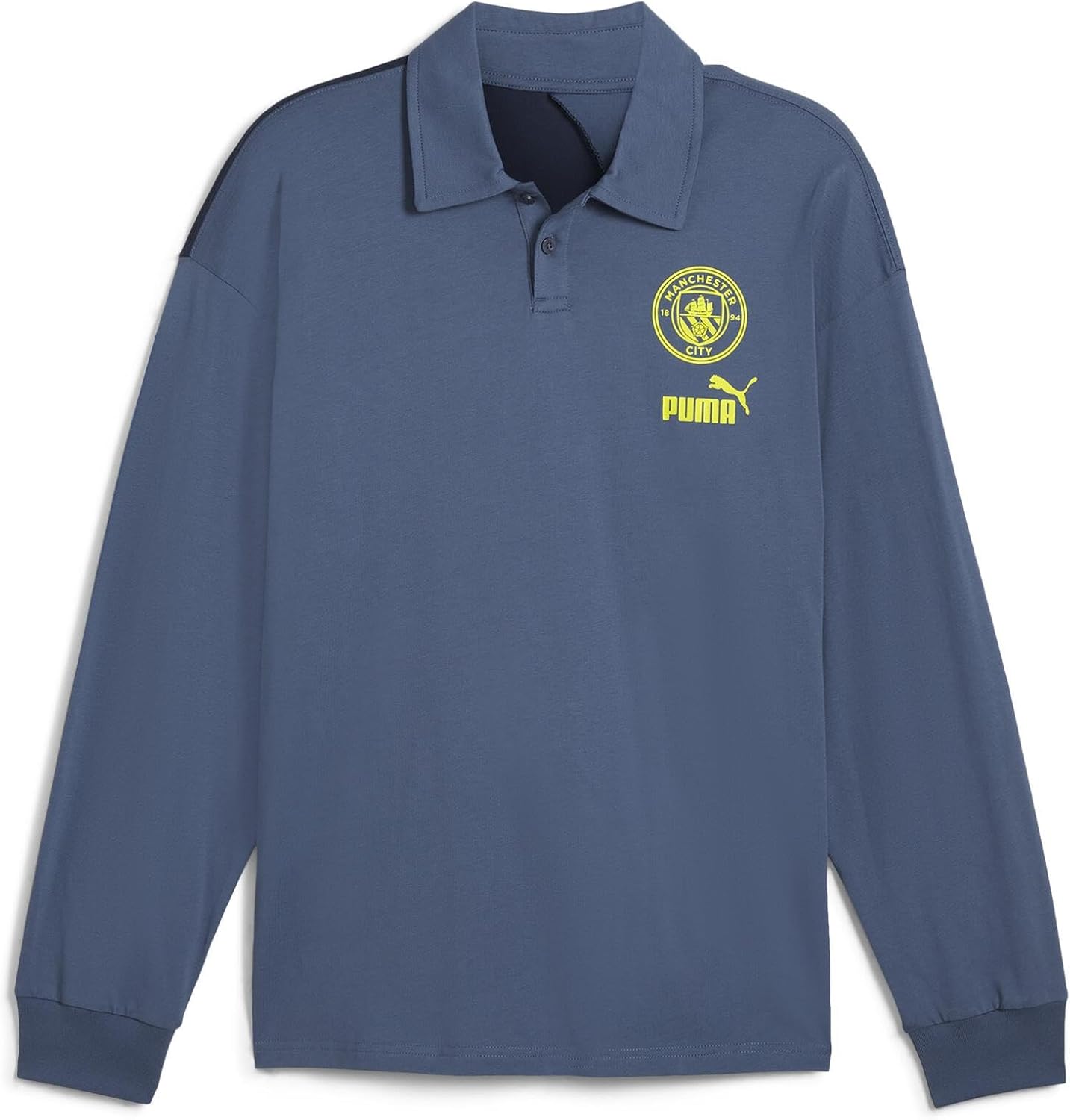 Мужская спортивная футболка-поло Puma 777791 MCFC ftblCulture+ с длинными рукавами, темно-синий
Мужская спортивная футболка-поло Puma 777791 MCFC ftblCulture+ с длинными рукавами, темно-синий