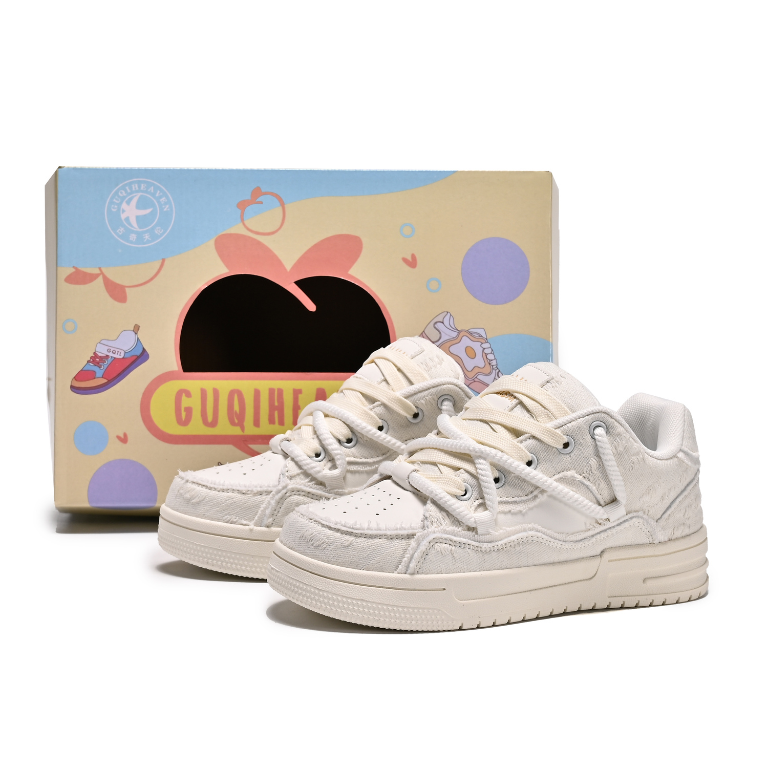 Guci Tianlun Низкие скейтбордские кроссовки унисекс черно-белые белые, цвет White
Guci Tianlun Низкие скейтбордские кроссовки унисекс черно-белые белые, цвет White