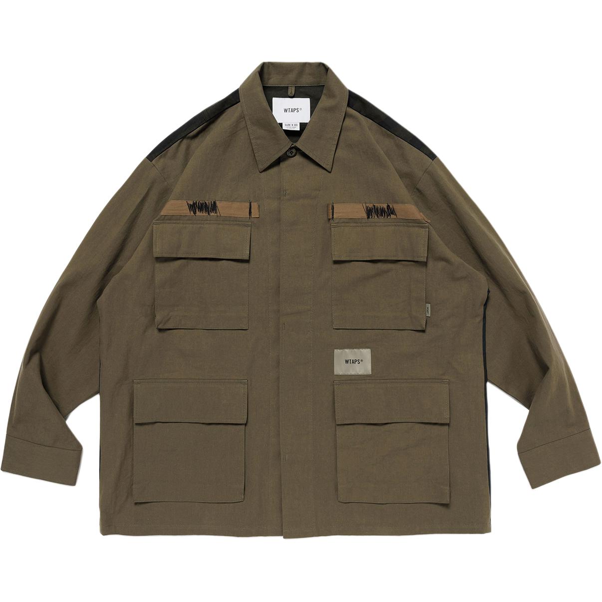 Многофункциональная хлопковая рубашка WTAPS, оливковый
Многофункциональная хлопковая рубашка WTAPS, оливковый